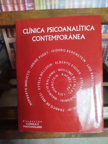 Portada del libro de Clínica psicoanalítica contemporánea