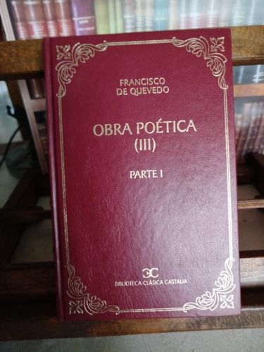 Portada del libro de Obra poética (III): parte I