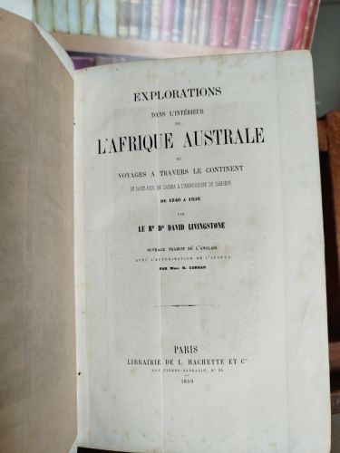 Portada del libro de Explorations dans l'intérieur de l'Afrique Australe et voyages à travers le continent de Saint-Paul...