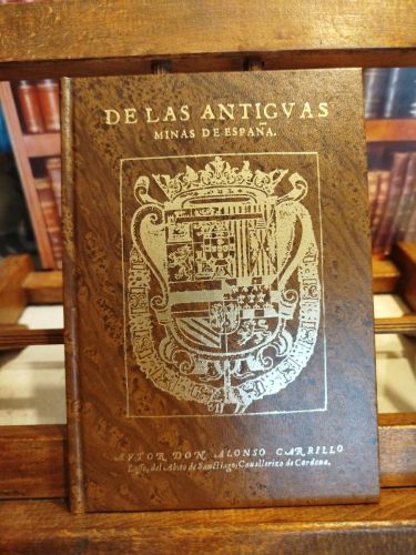 Portada del libro de De las antiguas minas de España