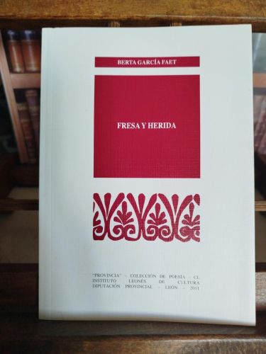 Portada del libro de Fresa y herida