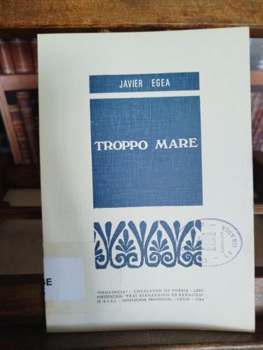 Portada del libro de Troppo mare