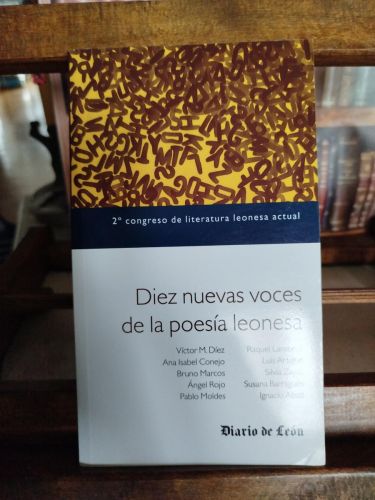 Portada del libro de Diez nuevas voces de la poesía leonesa 