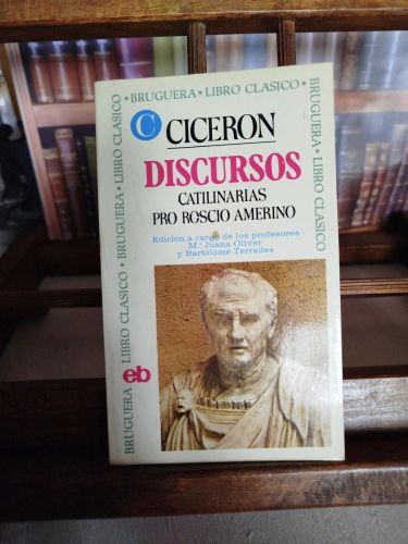 Portada del libro de Discursos Catilinarias. Pro Roscio Amerino