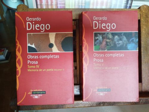 Portada del libro de Obras completas: prosa. Memoria de un poeta (Volumen 1 y 2)