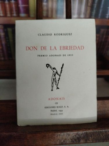 Portada del libro de Don de la ebriedad