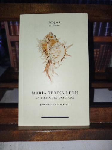 Portada del libro de María Teresa León: la memoria exiliada