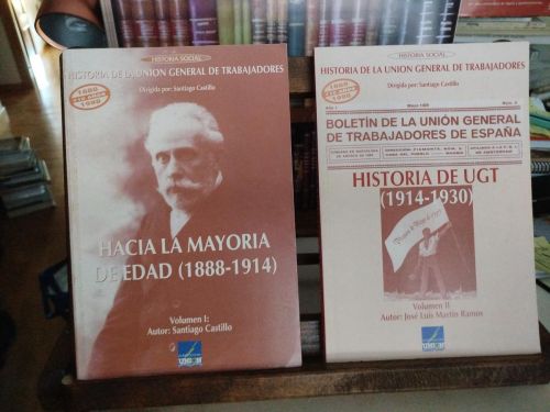 Portada del libro de Historia de la UGT (2 vol.)