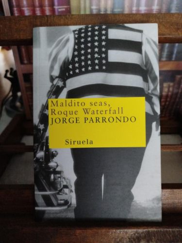 Portada del libro de Maldito seas, Roque Waterfall