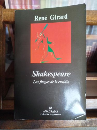 Portada del libro de Shakespeare: Los fuegos de la envidia