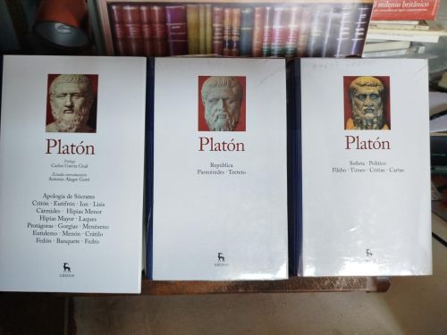 Portada del libro de Platón (3 Vol.)