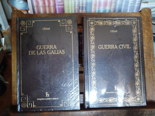 Portada del libro de Guerra de las Galias; Guerra Civil.