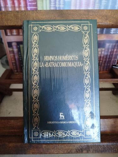 Portada del libro de Himnos homéricos. La Batracomiomaquia