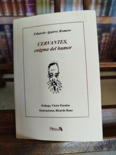 Portada del libro de Cervantes, enigma del humor