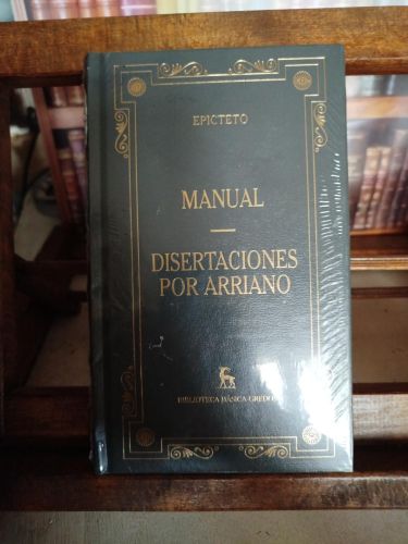 Portada del libro de Manual; Disertaciones por Arriano