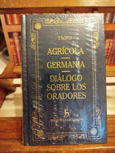 Portada del libro de Agrícola; Germania; Diálogo sobre los oradores.