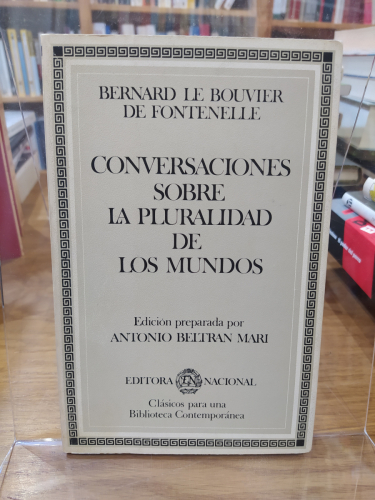 Portada del libro de Conversaciones sobre la pluralidad de los mundos